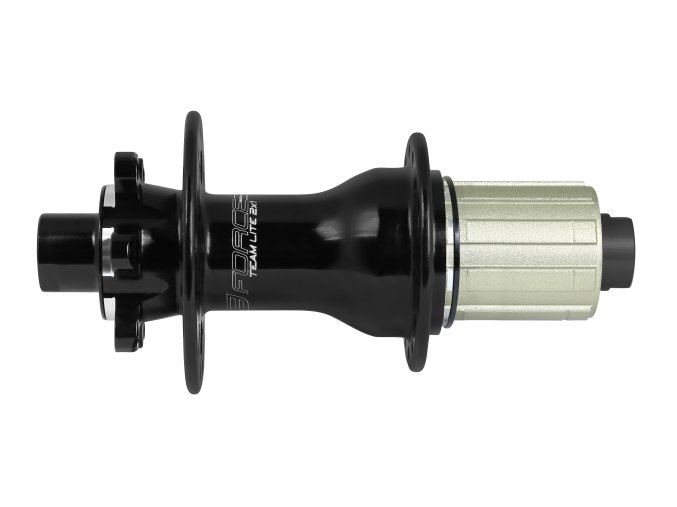 náboj zadní F TEAM lite X12 6d kotouč 28d, černý