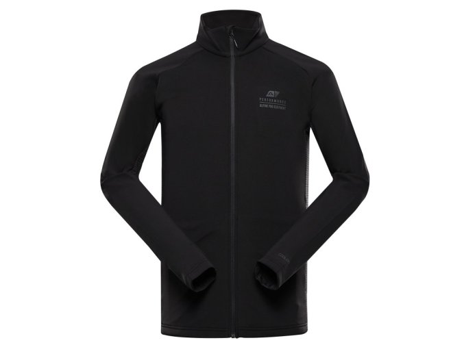 mikina pánská ALPINE PRO GOLL 2 rychleschnoucí černá (Velikost XXL)