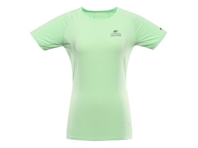 triko dámské krátké ALPINE PRO BONDA 2 s COOL DRY zelené