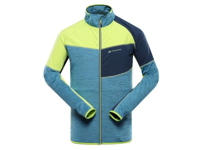 mikina pánská ALPINE PRO ONNEC 2 s COOL DRY modrá (Velikost L)