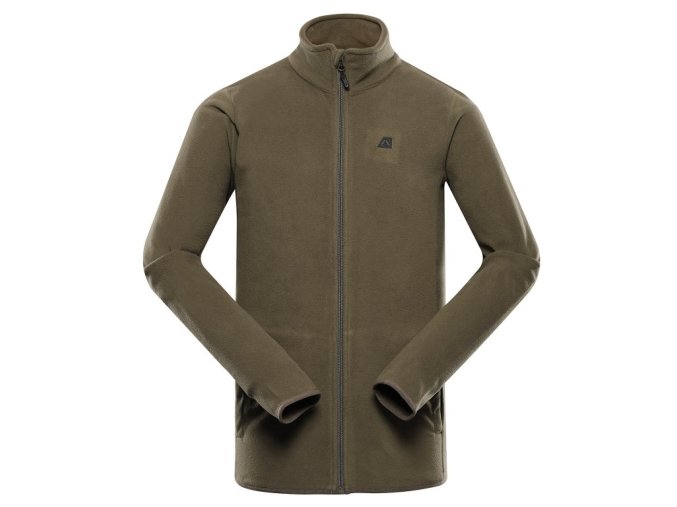 mikina pánská ALPINE PRO SIUS 2 fleecová zemitá (Velikost 5XL)