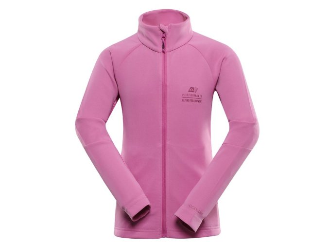 mikina dětská ALPINE PRO GOLLO 2 rychleschnoucí růžová (Velikost 104-110)