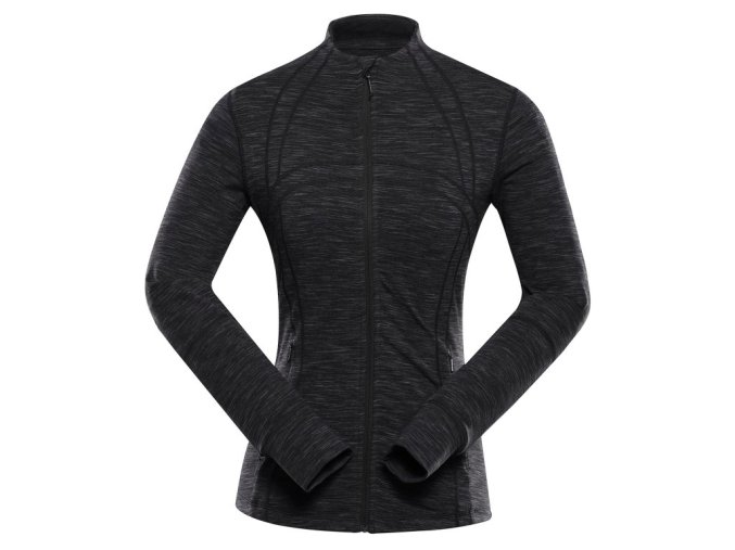 mikina dámská ALPINE PRO GOLLA 2 rychleschnoucí černá (Velikost L)