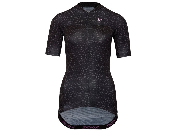 Dámský dres Silvini WD1621 Catirina (Velikost XS, Barva black-blush)