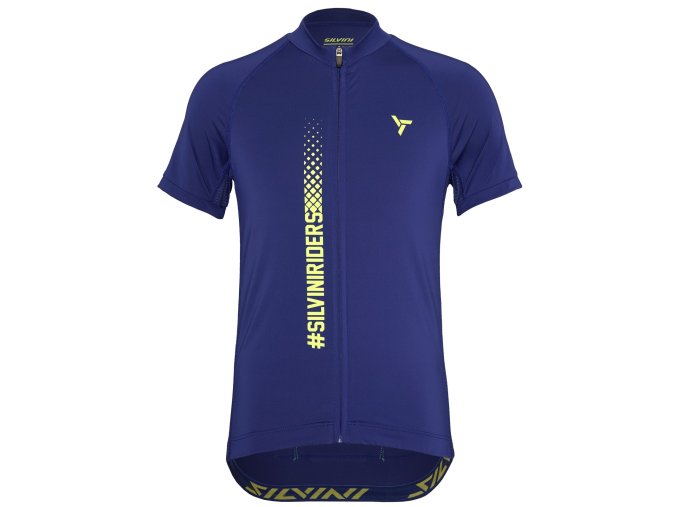 Dětský dres Silvini CD2432 Mazzani (Velikost 122-128, Barva blue-neon)