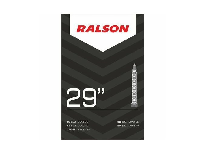 duše RALSON 29"x1,9-2,45 FV, 622x50/62, ventil 48 mm