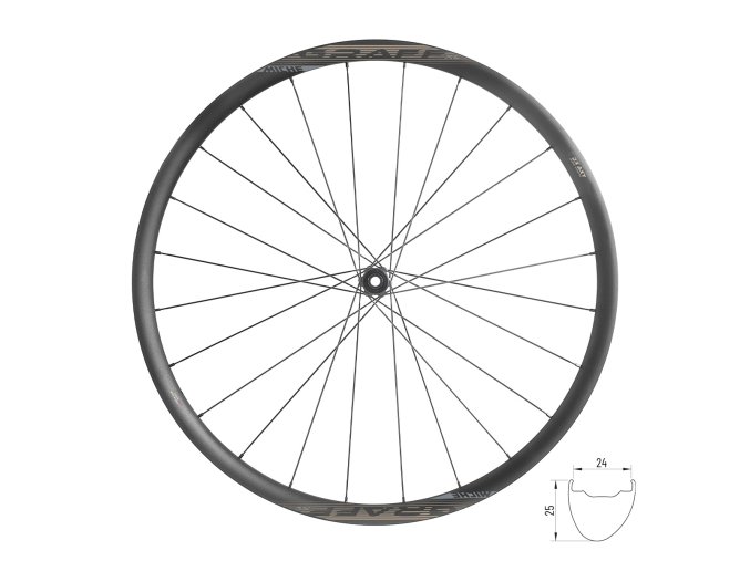kola gravel MICHE GRAFF XL XDR 25 plášťová, Alloy