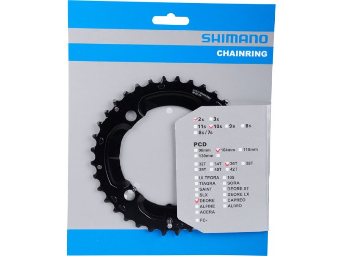 převodník 36z Shimano Deore FC-M617 2x10 4 díry