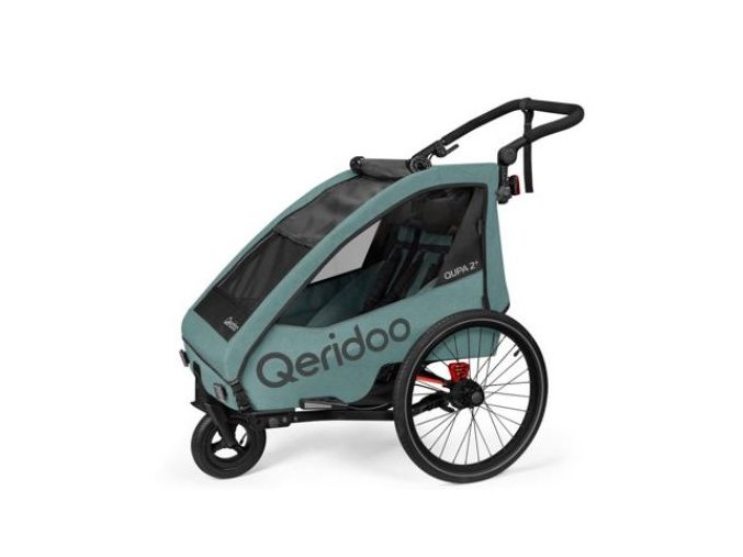 Vozík QERIDOO Qupa 2 PLUS - Mineral Blue