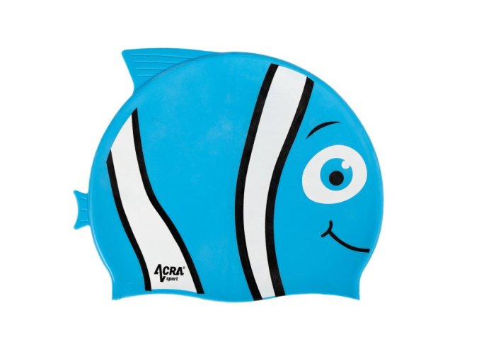 čepice plavecká dětská Acra NEMO modrá