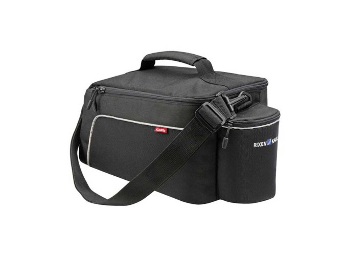 KLICKfix Brašna na zadní nosič RACKPACK LIGHT černá, Černá