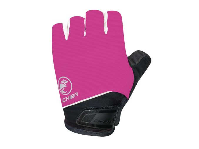 Chiba Cyklistické rukavice pro ženy BioXCell Lady pink M, Růžová