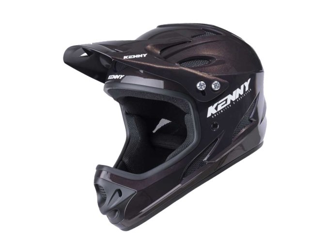 KENNY Cyklistická přilba DOWNHILL SOLID Black XXS, Černá