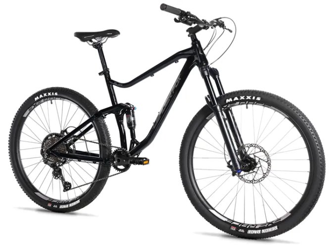 HARPER FULL.SUSP 29", 19,5"-1, BLACK SHINY (Velikost rámu 19,5")