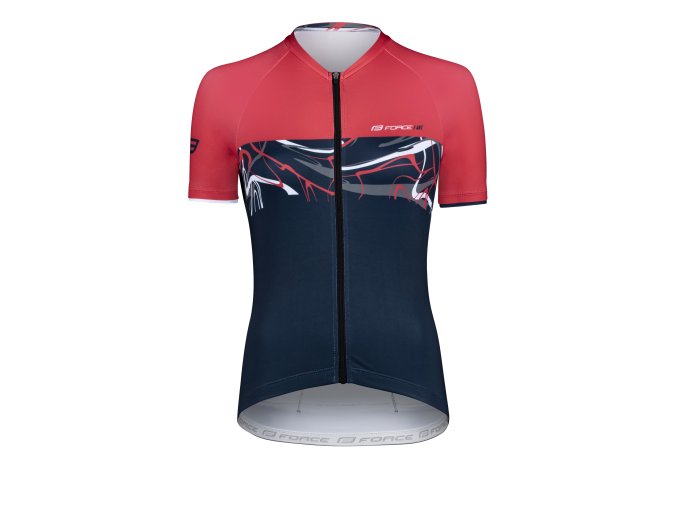 dres F ART UNI kr. rukáv, tm. modrý-červený (Varianta L)