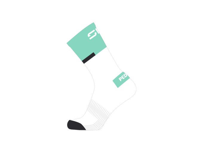 Ponožky SIDI Neo Socks White/Fluo Mint (Varianta 35/39)