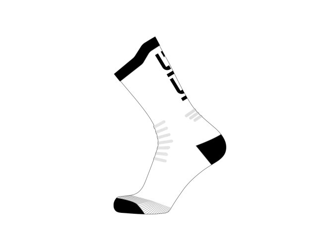 Ponožky SIDI Nitiidus Socks White/Black (Varianta 35/39)