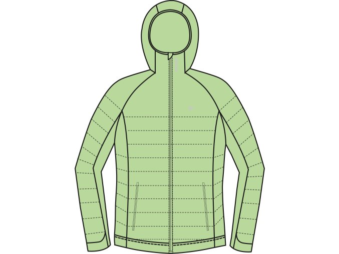 Silvini dámská bunda WJ1143 Cesi (Velikost XS, Barva green)