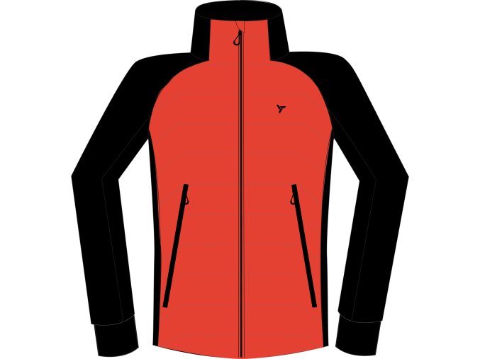 Silvini pánská mikina MJ1714 Grado (Velikost S, Barva black-ruby)