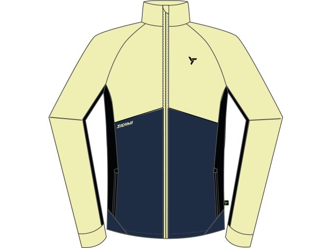 Silvini dámská bunda WJ2603 Pusteria (Velikost XS, Barva yellow-navy)
