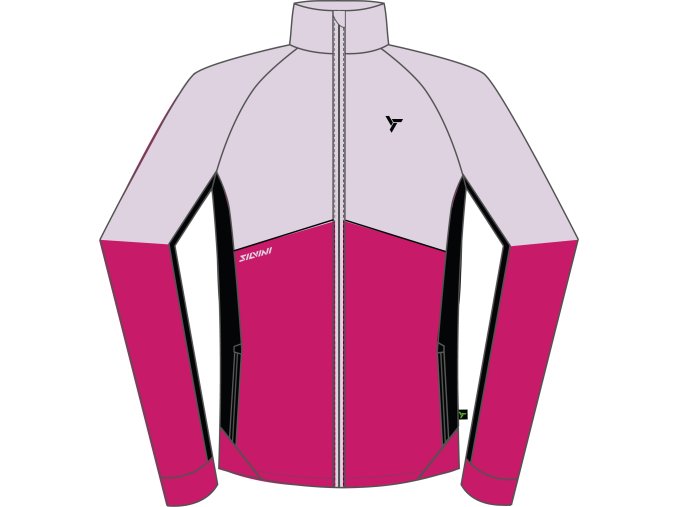 Silvini dámská bunda WJ2603 Pusteria (Velikost XS, Barva blush-fuchsia)