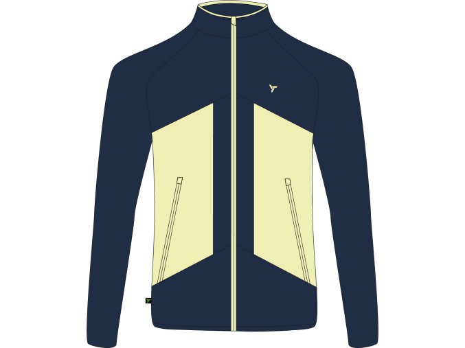 Silvini dámská mikina WJ2604 Valdaora (Velikost XS, Barva navy-yellow)