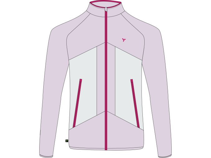 Silvini dámská mikina WJ2604 Valdaora (Velikost XS, Barva blush-cloud)