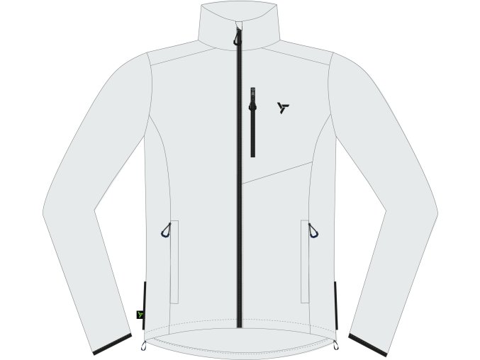 Silvini dámská mikina WJ2606 Anterselva (Velikost XS, Barva cloud-black)