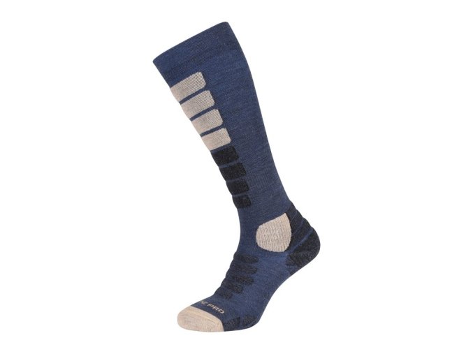 podkolenky unisex ALPINE PRO RODE s merinem šedé (Velikost L)