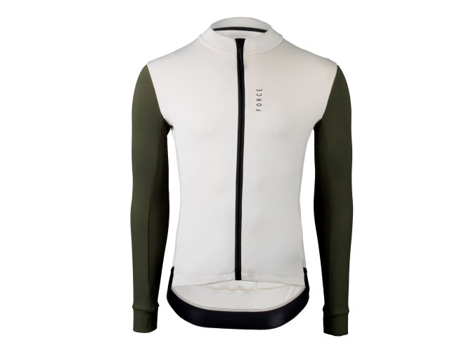 dres FORCE ENDLESS dlouhý rukáv, béžovo-zelený (Varianta L)