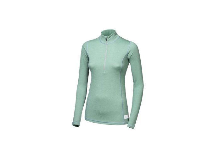triko dámské dlouhé SENSOR DF merino basil green (Velikost L)