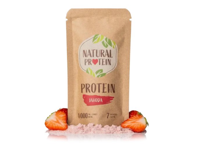 nápoj NaturalProtein protein SPORT 35g jahoda
