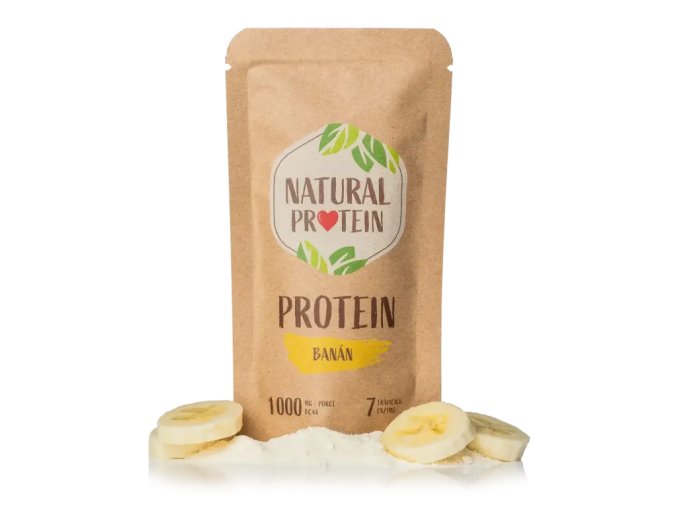 nápoj NaturalProtein protein SPORT 35g banán