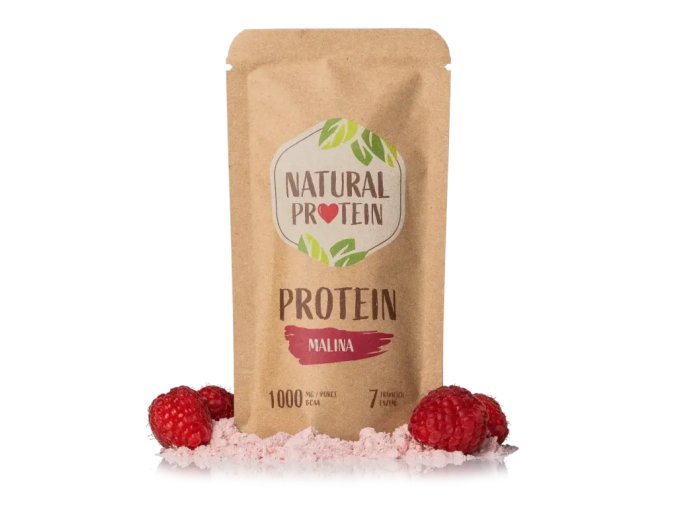 nápoj NaturalProtein protein SPORT 35g malina