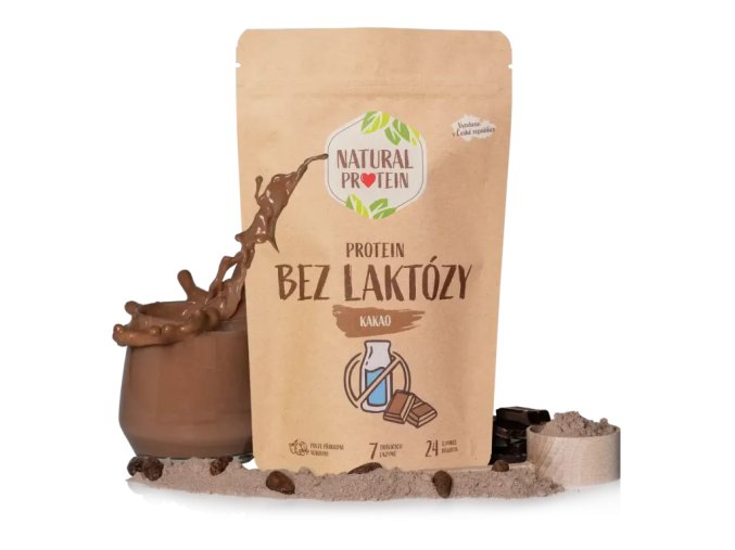 nápoj NaturalProtein protein bezlaktózový 350g kakao