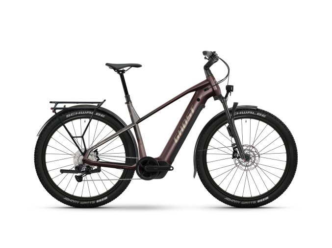 GHOST E-Teru Pro EQ ABS Cocoa Bean/Graphite Noir Glossy (Varianta S)