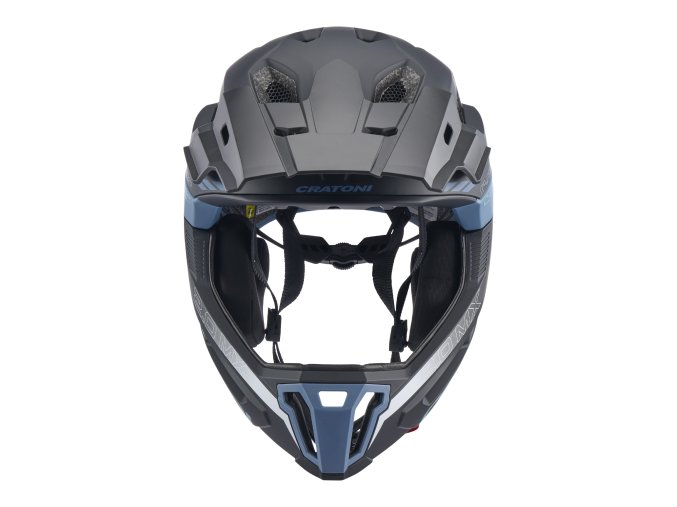Helma CRATONI C-Maniac 2.0 MX Black-Blue Matt (Varianta S-M (52-56 cm))