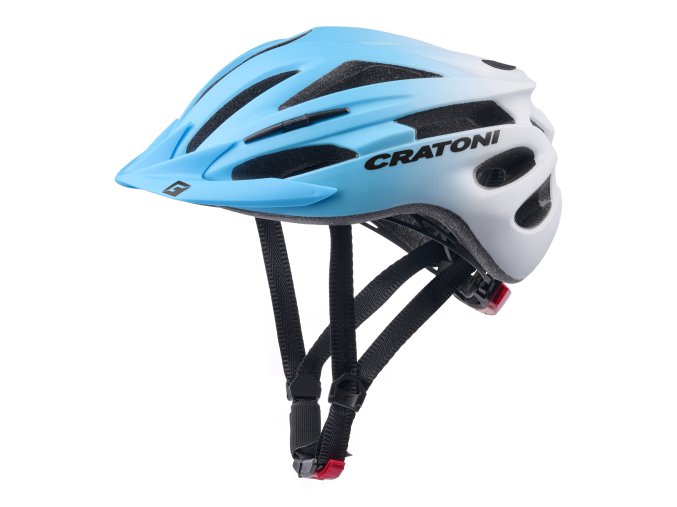 Dětská helma CRATONI Pacer Jr. Blue-White Matt (Varianta XS-S (50-55 cm))