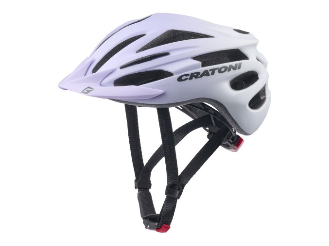 Dětská helma CRATONI Pacer Jr. Lavender-White Matt (Varianta XS-S (50-55 cm))