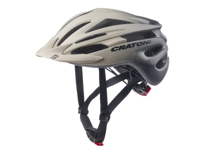 Dětská helma CRATONI Pacer Jr. Darksand-Black Matt (Varianta XS-S (50-55 cm))