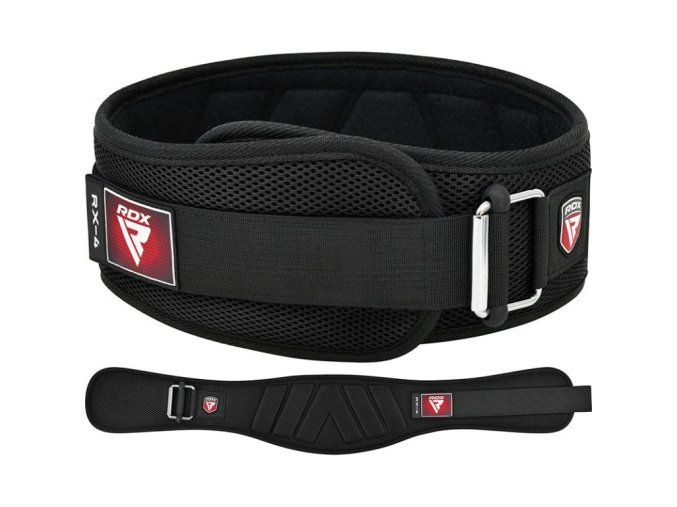 vzpěračský pás RDX RX4 černý (Velikost S)