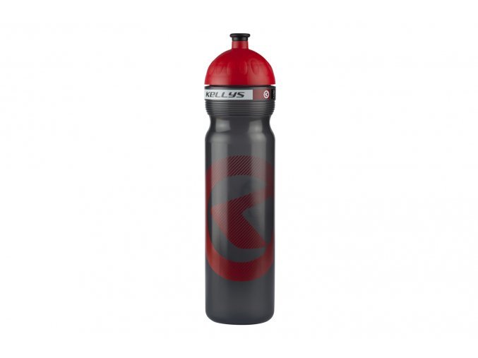 KELLYS Láhev KALAHARI Semitransparent anthracite - Red 1l