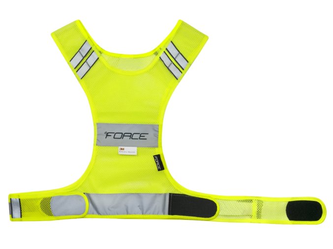 vesta reflexní FORCE SPORT, na suchý zip, fluo