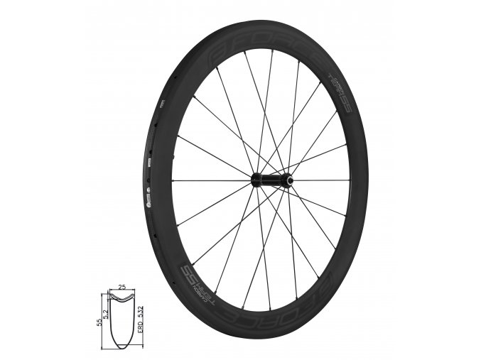 kolo přední siln. FORCE TEAM SP KARBON 55 gal.