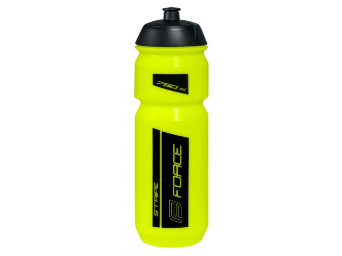 láhev FORCE STRIPE 0,75 l, fluo-černá