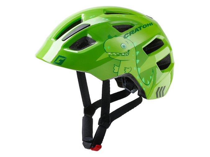 Dětská helma CRATONI Maxster Dino Green Glossy
