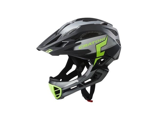 Helma CRATONI C-Maniac Pro Black/Lime Matt - S/M (53-56cm)