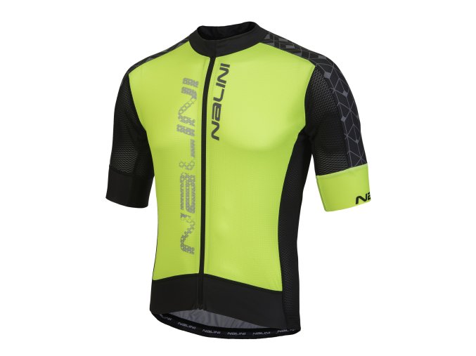 NALINI DRES AHS VELOCITA SS JERSEY NERO/GIALLO FLUO VÝPRODEJ
