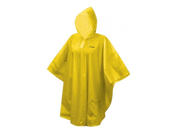 poncho FORCE KID nepromokavé, žluté XS - M