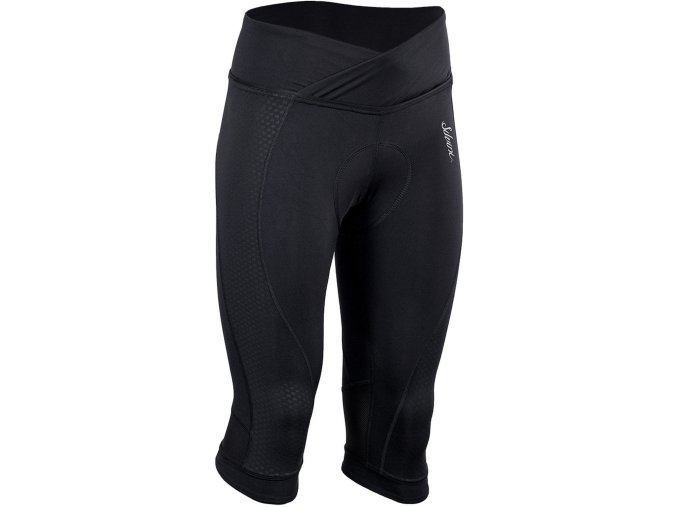Silvini dámské 3/4 cyklo kalhoty WP1010 Tinella (Velikost XS, Barva black)